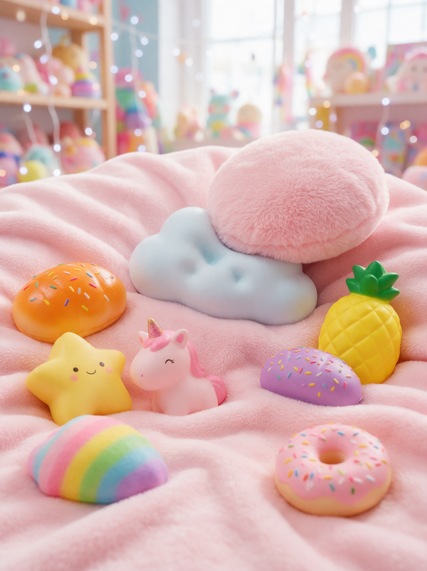 Squishy anti-stress pour enfants — collection de squishies slow rising Playland