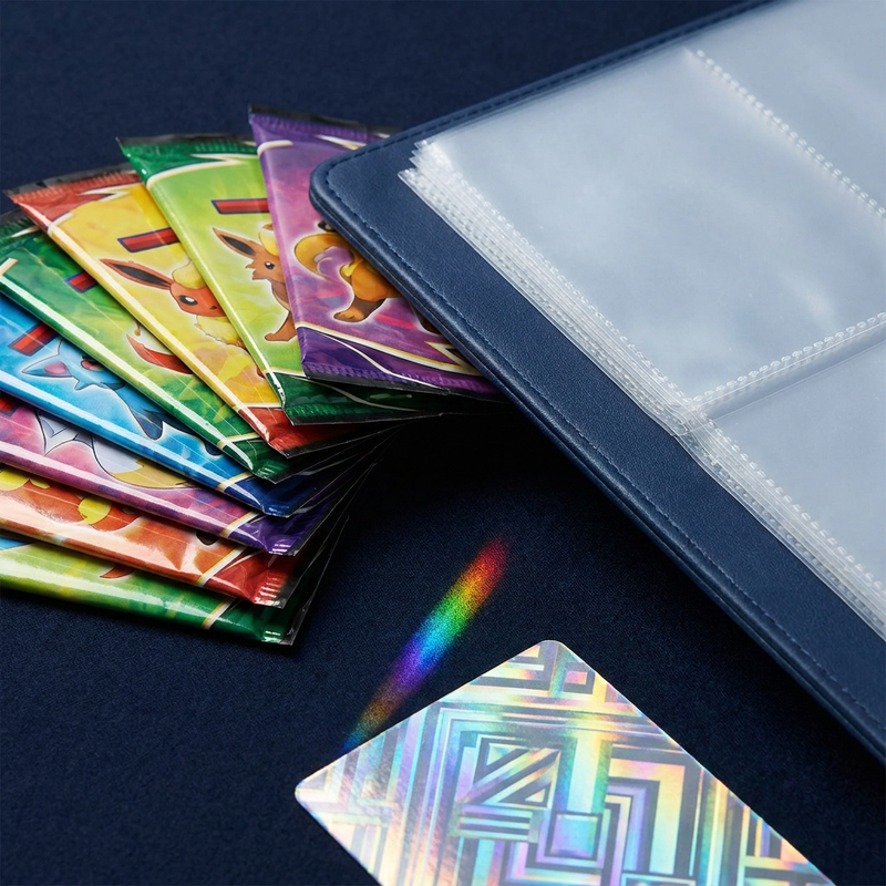 Cartes à collectionner holographiques pour enfants — classeur de cartes Playland