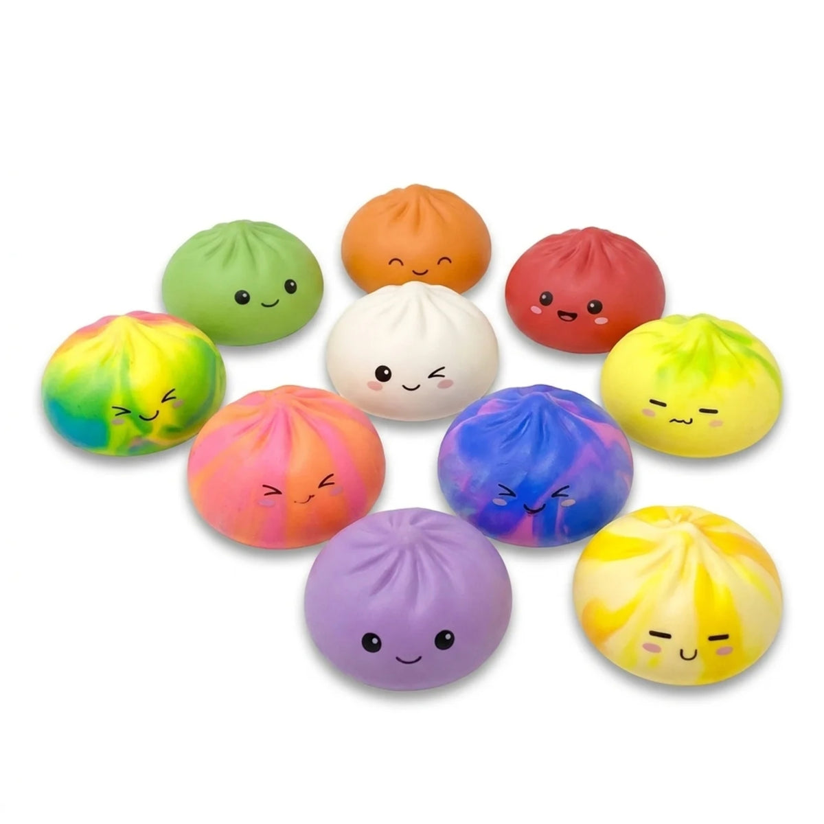 Squishy Dumpling Tie-Dye — squishy anti-stress pour enfant, Playland