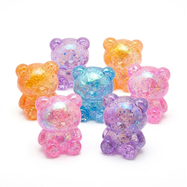 Squishy Ourson Sugar Paillettes — squishy anti-stress pour enfant, Playland